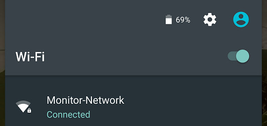Monitor Android Application - Connect to Monitor Network